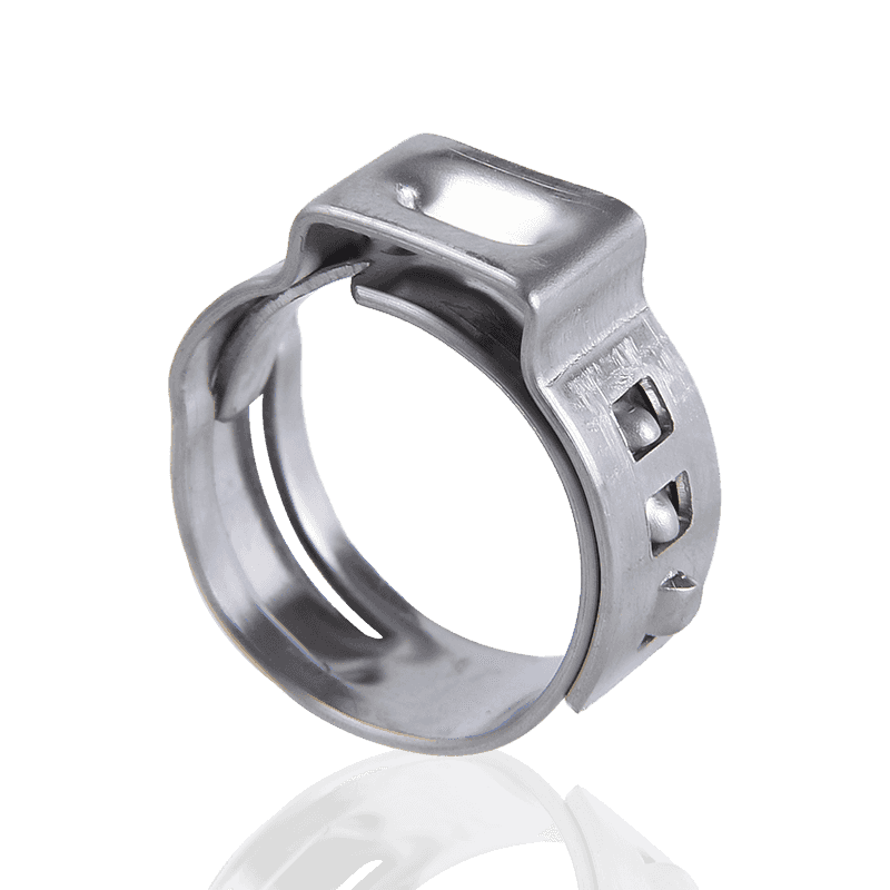 Yksikorvainen portaaton puristin